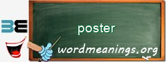 WordMeaning blackboard for poster